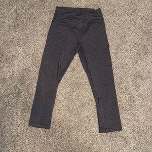 Lululemon Athletica Wunder Under Gray Cropped Leggings